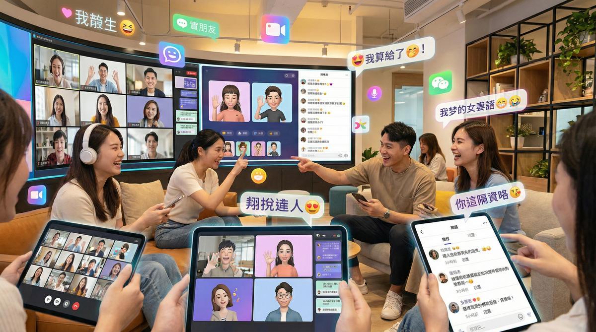 香蕉视频甜心社区互动场景